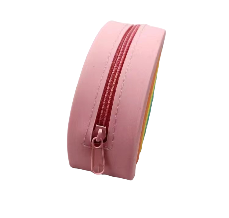 Silicone Jelly Rainbow Coin Purse Pouch Alicia Mohr